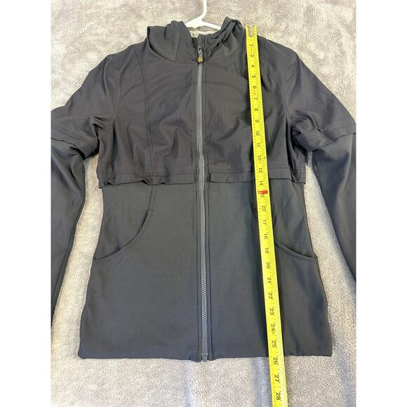 Lululemon Women’s Reversible Lightweight Running Jacket Gray Size 8 - Picture 9 of 9